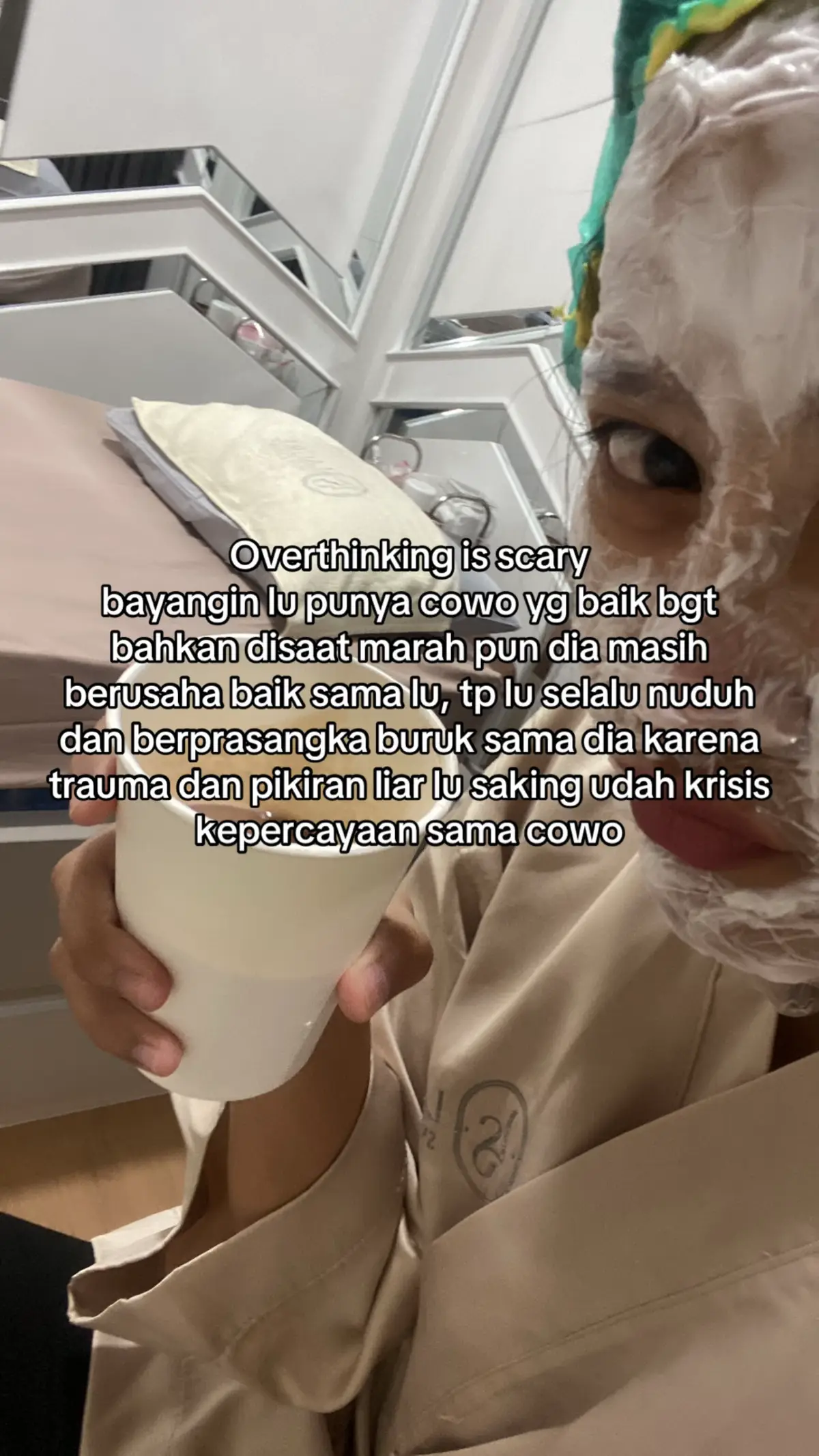 Jangan lelah sama aku ya, terimakasih karena km tetap berdiri diatas keraguan aku🥹🫶🏻