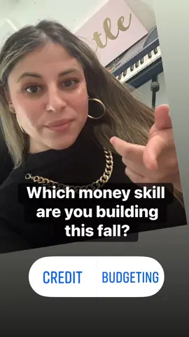 Which money skill are you building this fall? #MoneyTalks #CreditTips #FixYourCredit #SmartMoneyMove #MoneyHabits 