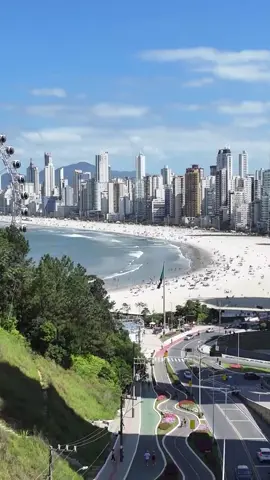 Balneário Camboriú, Brazil 🇧🇷 Known as the “Brazilian Dubai,” Balneário Camboriú is one of Santa Catarina’s most vibrant coastal cities — just 85 km from Florianópolis. With its golden beaches, soaring skyscrapers, and lively nightlife, it’s a destination that perfectly blends relaxation and excitement. By day, visitors enjoy sunbathing, surfing, or taking cable cars up to viewpoints over lush Atlantic forests. By night, the city transforms with buzzing clubs, bars, and restaurants, making it one of Brazil’s hottest spots for entertainment. Whether you’re seeking calm by the sea or the thrill of adventure, Camboriú has it all. #Brazil #city #travel #nature #beautiful 