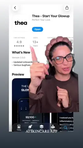 #greenscreen Smarter skincare starts here ✨ Instead of spending $$$ on products that might not even work for your skin, meet Thea! Your personal skincare assistant. It learns what your skin actually needs and helps you get results without the guesswork.💡 Use code Angelina50 for 50% off! #thea #skincareapp