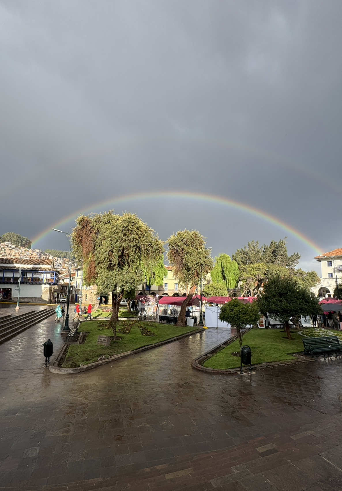 Bienvenidos a la temporada de lluvias!! 😁 Cusco siempre hermoso! #cusco #peru #turismo 