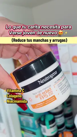 ✨La mejor crema de neutrogena anti edad 😩📲783,165,40 Nati #neutrogena #antiedad #protectorsolar #skincare 