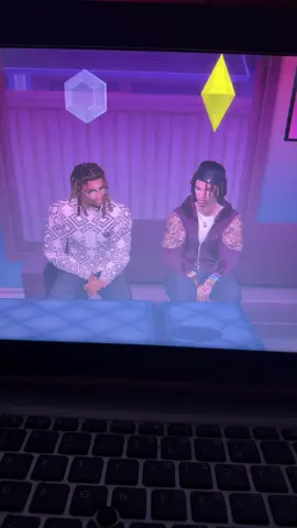 My sim self and his man chilling ☹️ #fypシ゚viral #blowthisup #simsselves #sims4 #BlackTikTok 