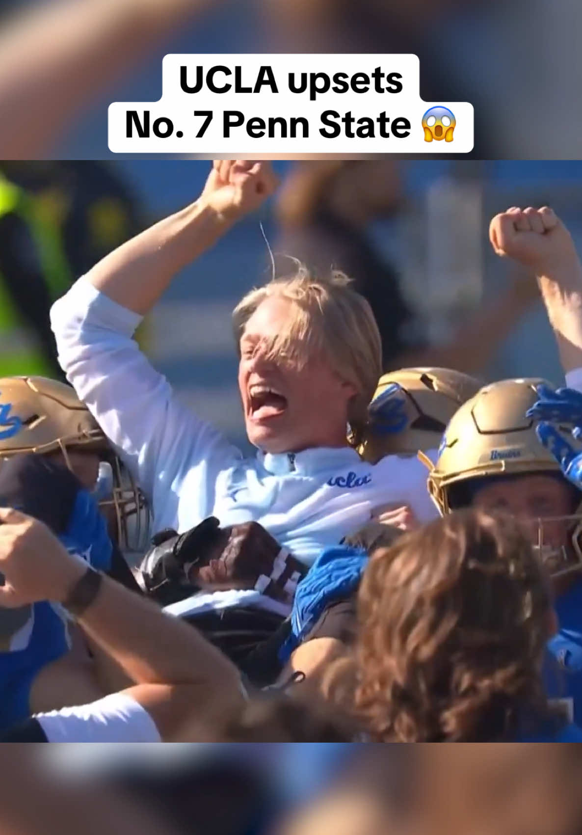 UCLA was 0-4 heading into today’s matchup. #CollegeFootball #ucla #pennstate 