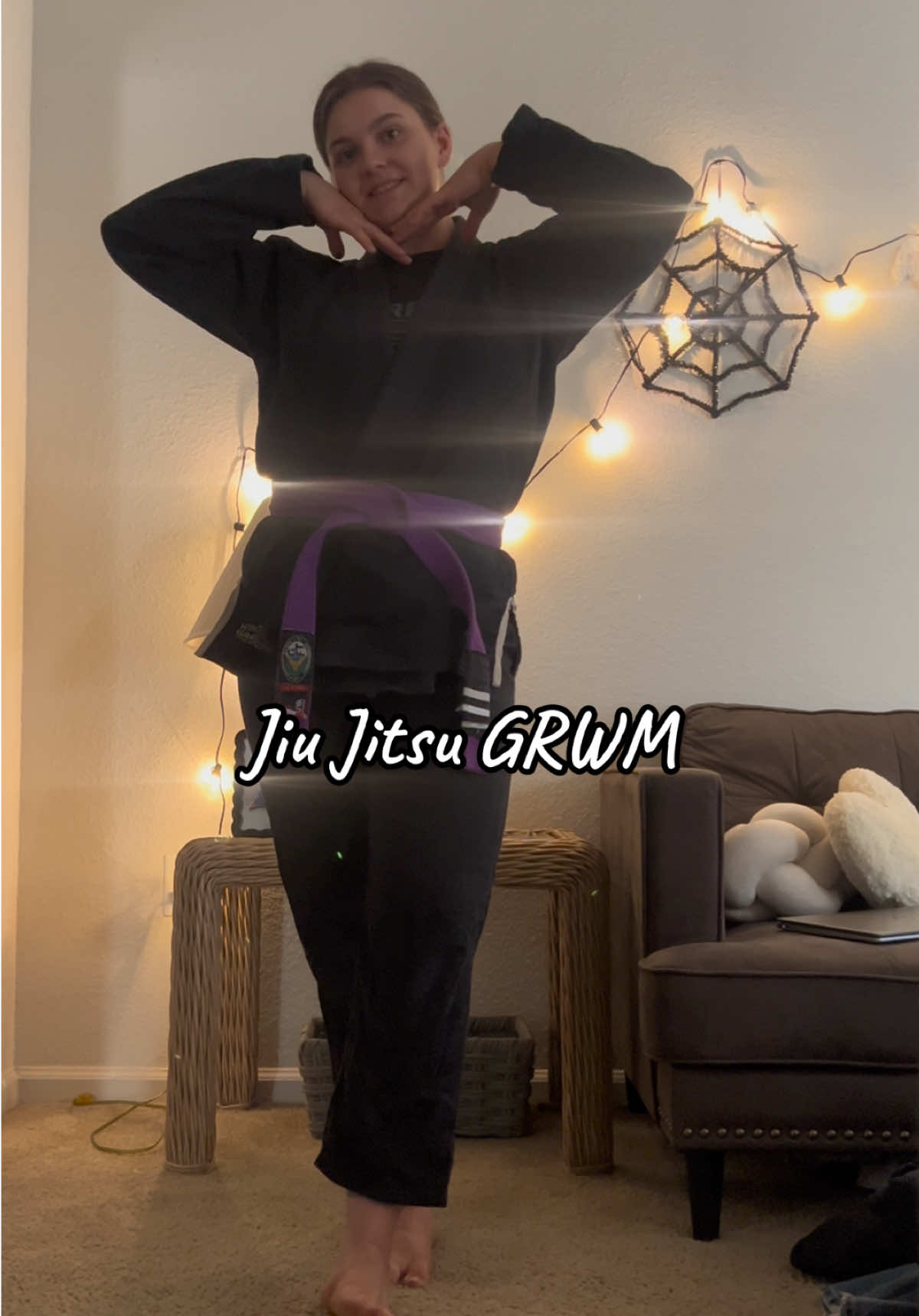 A little bjj spin ✨ • • • #bjjgirl #jiujitsugrwm #bjjathlete #jiujitsutok #brazilianjiujitsu 