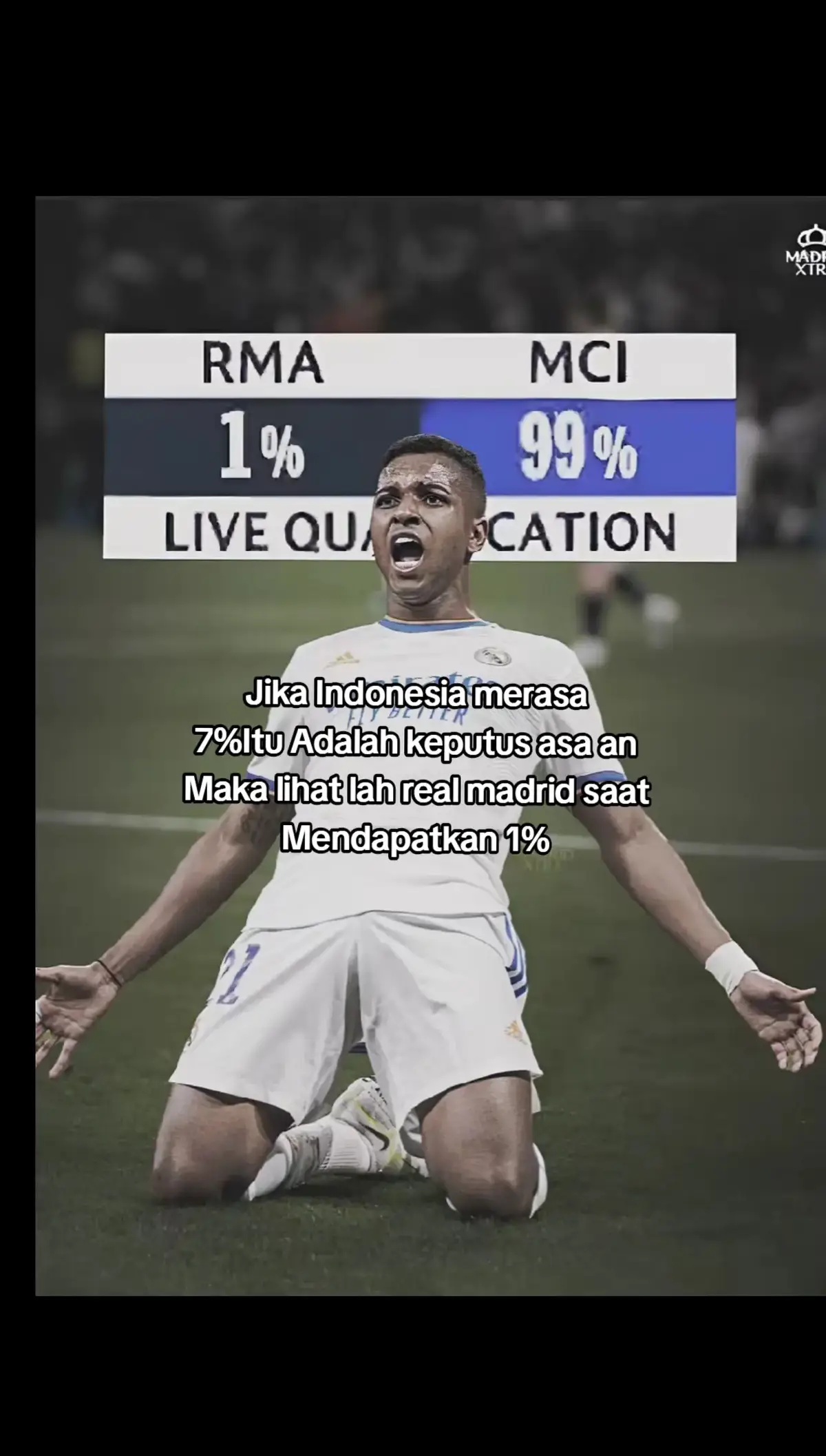 Jika real madrid bisa maka kita juga bisa tidak ada kata 