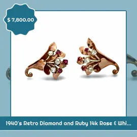 ✨ Shine like a star from the golden age of glamour! ✨ Introducing our exquisite 1940's Retro Diamond and Ruby Earrings, crafted from 14k Rose & White Gold for a timeless look that dazzles. 💖 Feel the elegance as these stunning jewels elevate your outfit, spark joy at any occasion, and add that perfect touch of nostalgia to your collection. Whether you're dressing up for a gala or adding flair to an everyday outfit, they're designed to make you feel fabulous! 💃💎 Don't let these treasures slip away! 💼 Grab yours for just $7,800 and let the compliments roll in! 👀 #LuxuryJewelry #VintageEarrings #RetroStyle #DiamondEarrings #RubyJewelry #GoldEarrings #JewelryLovers #Fashionista #UniqueFinds #InvestInStyle #Bfriesian #jewelry #BecomeAnAffiliate Shop Now https://bfriesian.com/products/1940s-retro-diamond-and-ruby-14k-rose-white-gold-earring