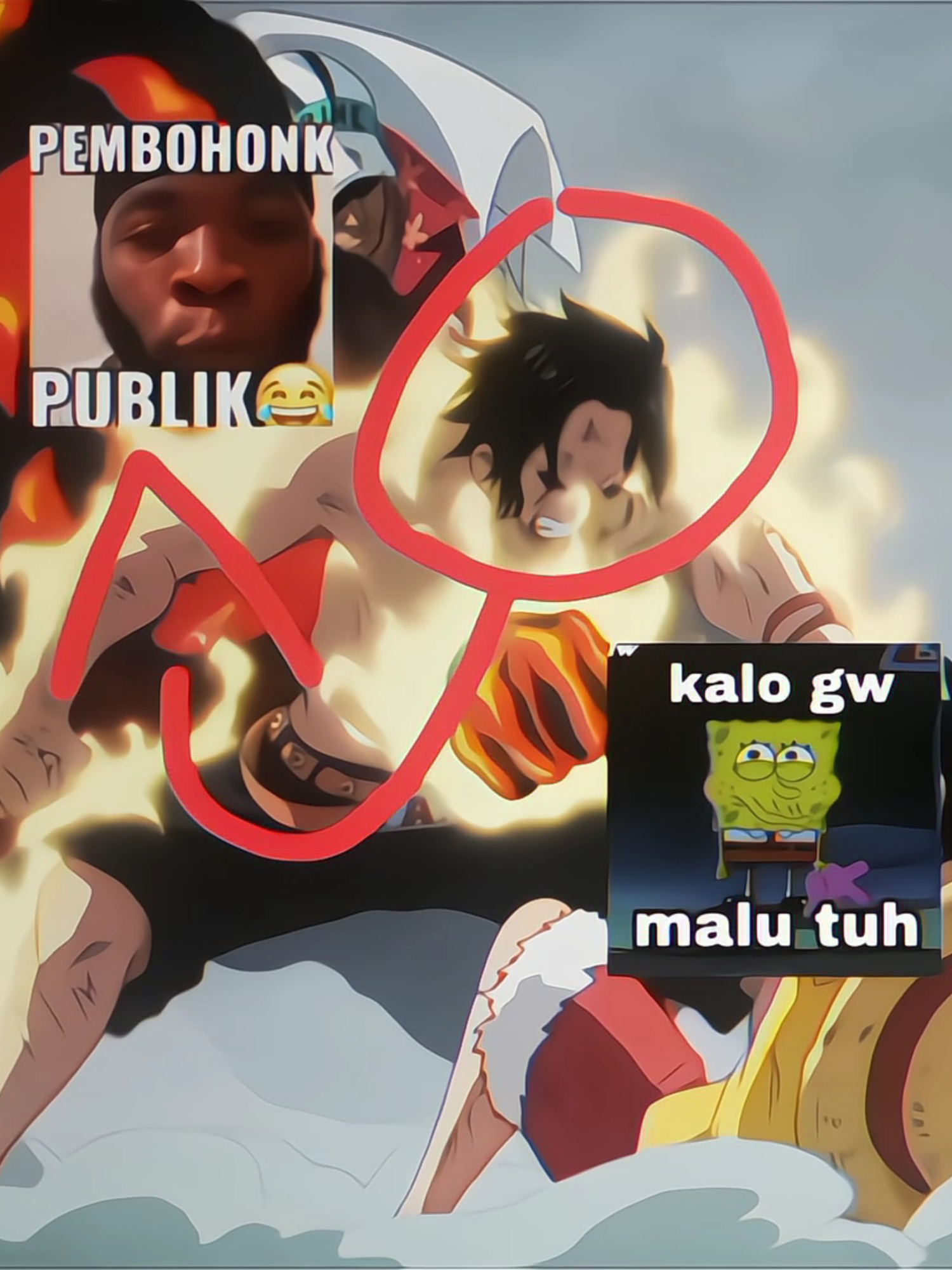 apa yang bro katakan 😹 #ace #portgasdace #onepiece #fyp