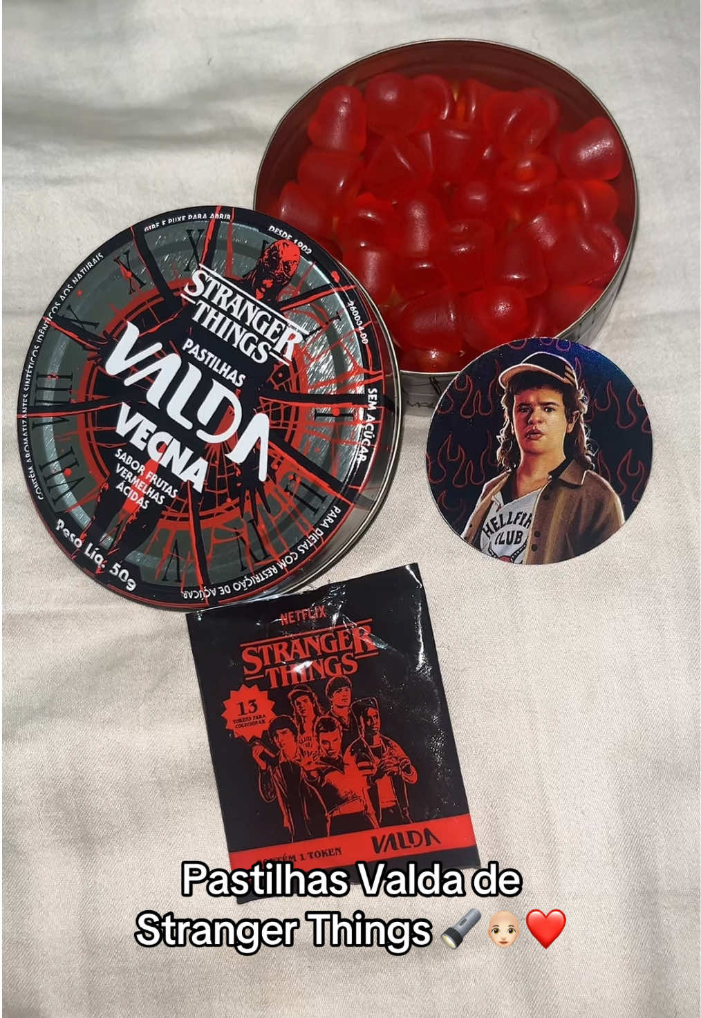 Pastilhas Valda de Stranger Things 5! ❤️  #pastilhasvalda  #valdastrangerthings #strangerthings #strangerthings5 #strangerthingsedit 