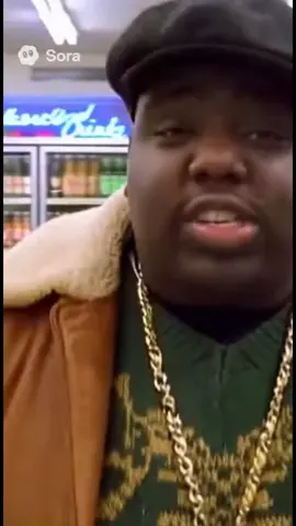 Biggie Grocery Shopping Sora AI