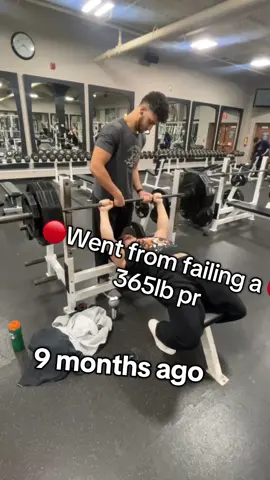 A lot of progress I just 9 months. All it takes is dedication. #bodybuilding #strengthtraining #GymLife #GymTok #benchpress 