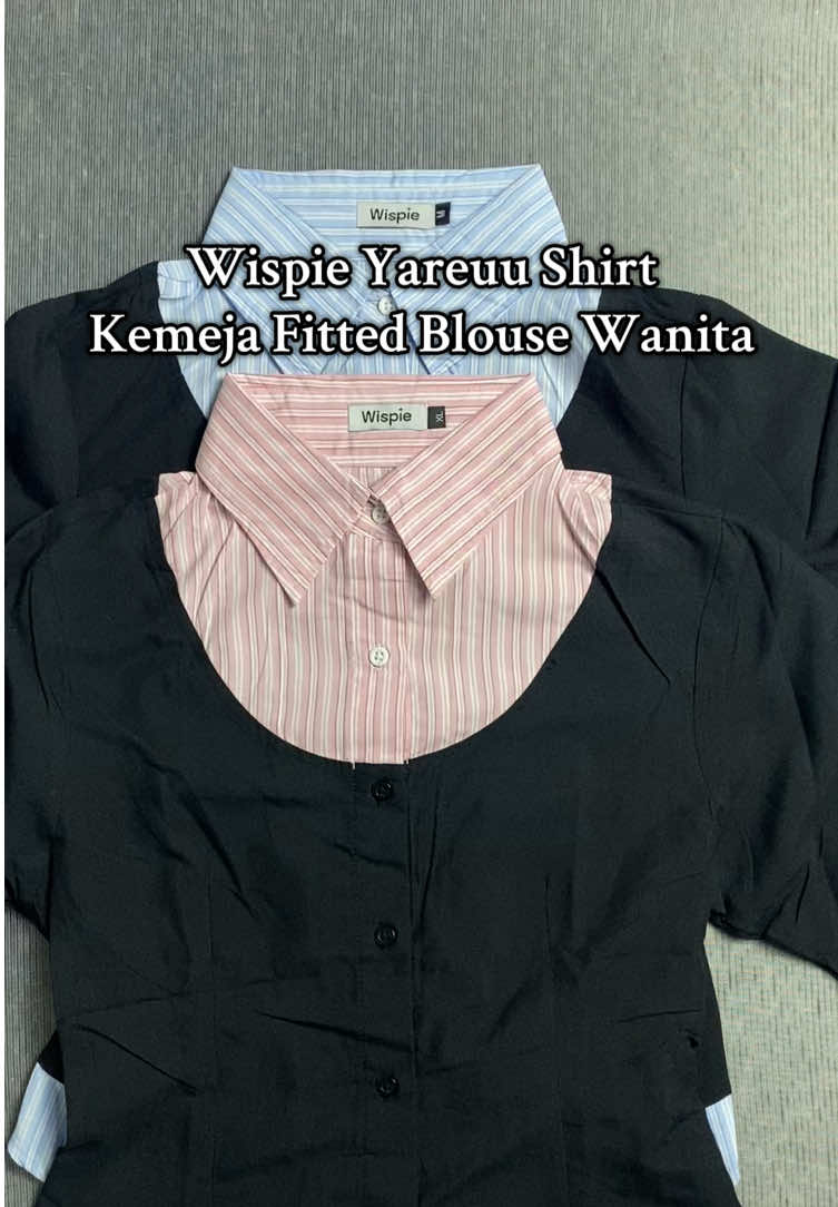 Emang cakep parah kemeja dari wispie ini🩷🩵 yuk couple wispie bareng bestie kalian💋🌸😜#wispie #kemejawispie #kemejawanita 