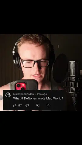 if Deftones wrote “MAD WORLD” by Tears for Fears #deftones #tearsforfears #madworld #chinomoreno #mashup