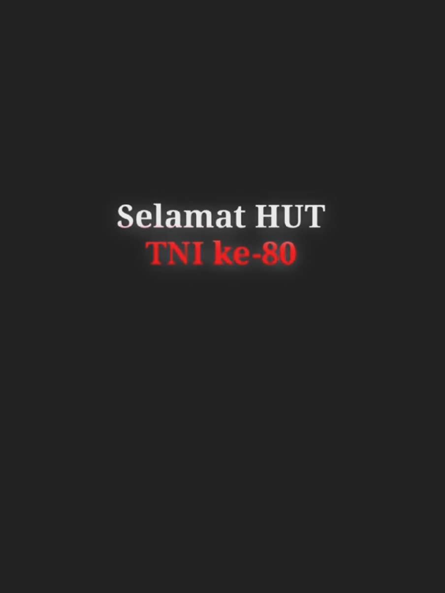 Selamat HUT TNI Ke-80. #fypviralシ #huttni80 #monas #indonesia🇮🇩 #foreyoupage 