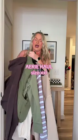 I think this might be the best @aerie haul I’ve done! I want to keep it all! #haul #fallfashion #Aerie #aeriehaul #plussizefashion 