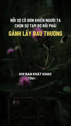 🍀Nỗi sợ cô đơn khiến người ta chọn sự tạm bợ rồi gánh lấy tổn thương #ngộ_để_an #phatphapnhiemmau #xuhuongtiktok #cliptrieuview #trending 