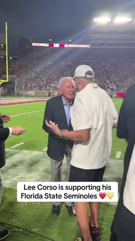 Coach Corso is in the 🏠 #floridastate #seminoles #cfb