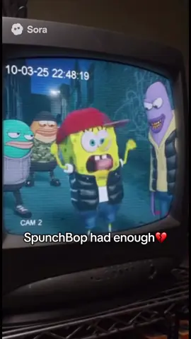 #sora #ai #spongebob #cursed #police 