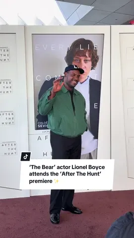 Actor #LionelBoyce attends the #AfterTheHunt premiere ✨
