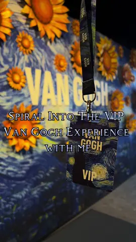 I went far out with the @vangogh.experience and spiraled into the most stellar art of Van Gogh! Use my code: WS10VG for 10% your ticket #VanGogh #vangoghexperience #monicastrange 