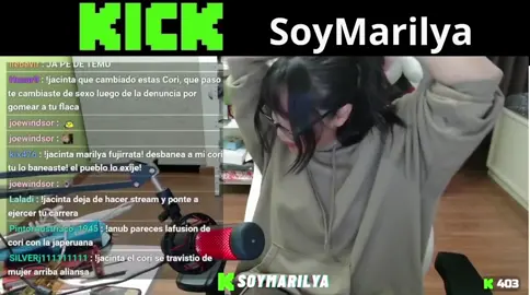 Marilya imita a la chica cuy y su problema de bots #kickperu #clips #kickclips #canvadesign 
