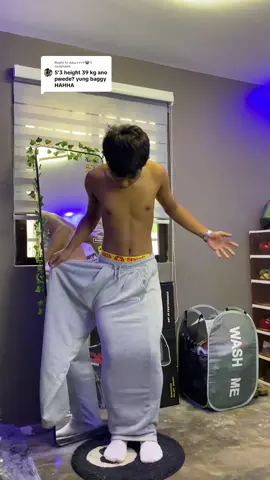 Replying to @ᴀᴀʟʟʏʏʏʏ🐨 medium kalang pre #baggypants #baggy #pants #sweat #trending 