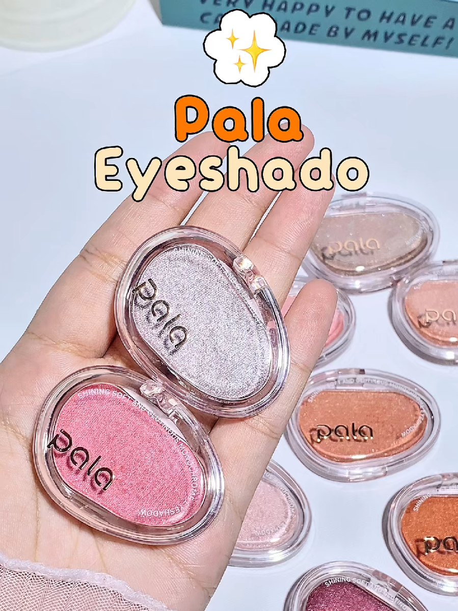 PALA อายแชโดว์ SHINING สีสวย ชิมเมอร์แน่นๆ#palamakeup #eyeshadow #อายแชโด้ตาวิ้ง #อายแชโดว์ 