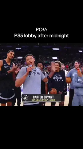 This team looks fun🍿 #fyp #sanantoniospurs #spurs #karaoke #wembanyama #carterbryant #basketball #basketballtiktok #funny #fyy 
