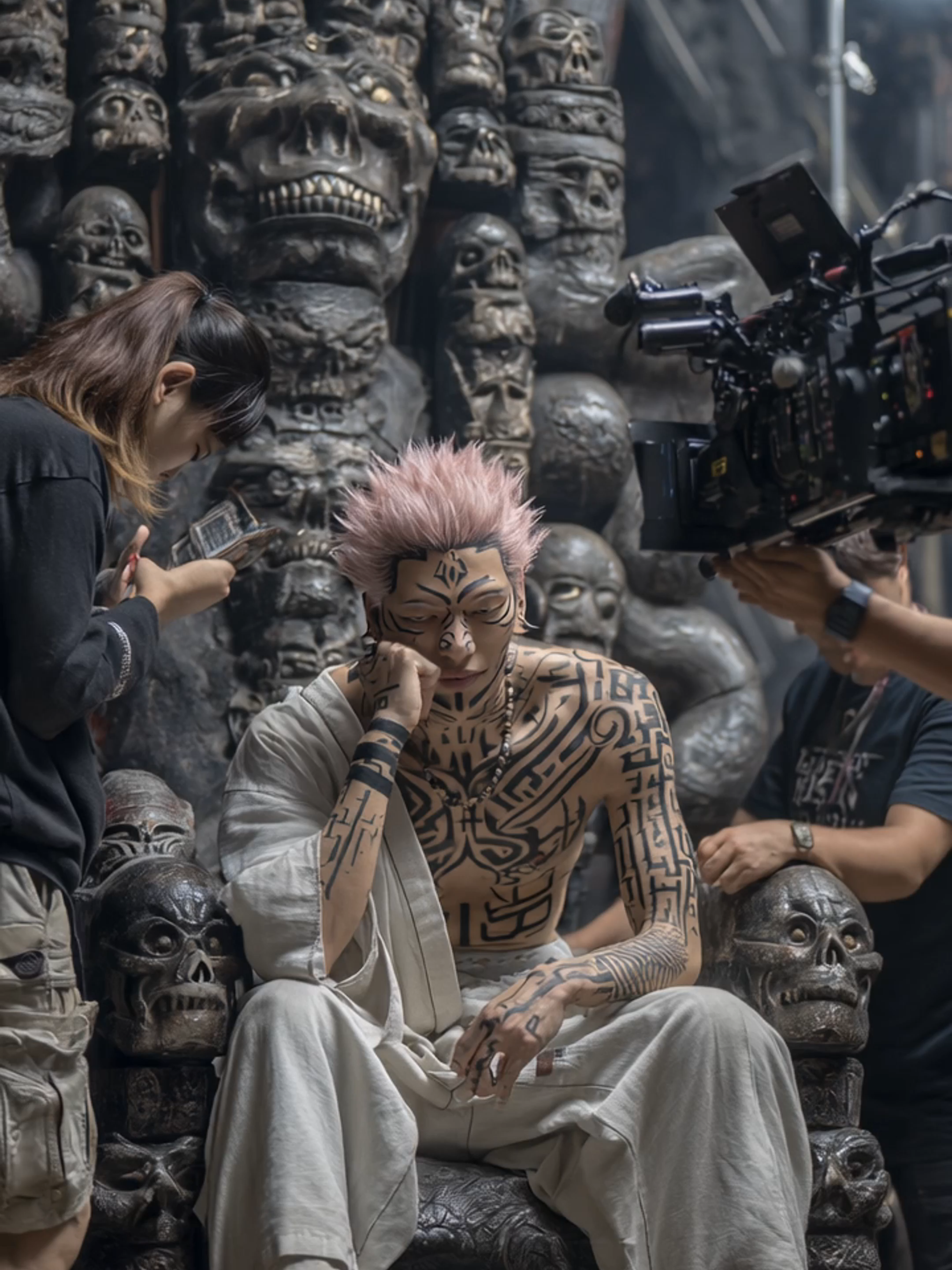 Jujutsu Kaisen Live Action - Behind The Scenes #jujutsukaisen #liveaction #yujiitadori #sukunaryomen #gojosatorou #fyp #fypviral #viral