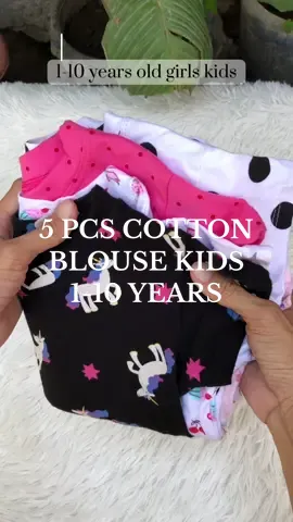 5 PCS COTTON BLOUSE FOR KIDS 1-10 years old kids girl #blouse #cottonblouse #kidsblouse #cottonblouseforkids 