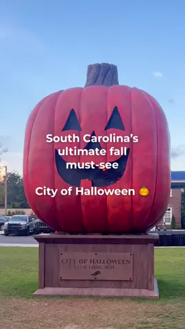 This town near Myrtle Beach goes ALL OUT for Halloween 👀🎃 #CityOfHalloween #MyrtleBeachThingsToDo #FallVibes #fyp #conwaysc 