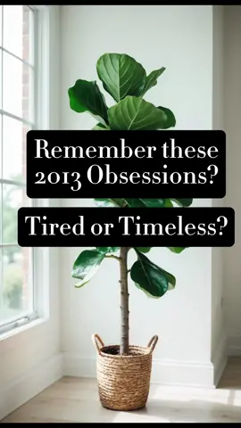 Are these pieces from 2013 tired or timeless?