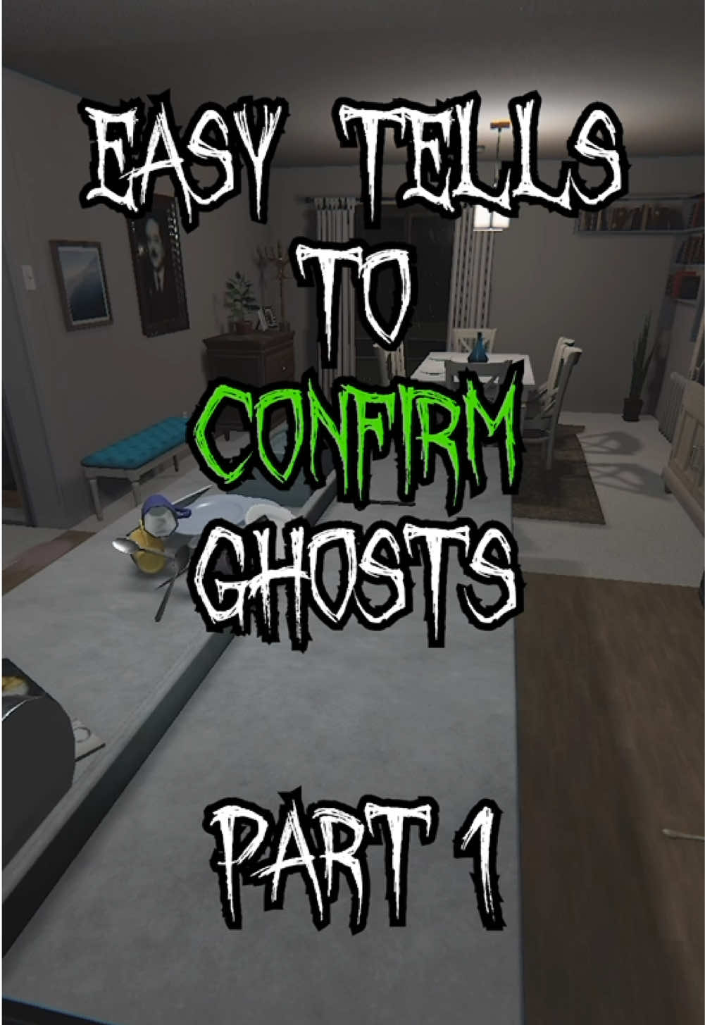 Easy tells to confirm ghosts! Part 1. These are the tells that don’t take too much setup #phasmoflashcards #phasmophobia #phasmaphobiaclips #ghosthunting 