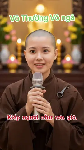 @Nhất Tâm Hướng Phật:Con xin kính chào các bác, cô chú và anh chị. Con là một Phật tử tại gia, chỉ là một người nhỏ bé, đang bước đi trên con đường học hỏi và thực hành giáo pháp của Đức Phật. Những lời con viết ra chỉ là để nhắc nhở chính mình – rằng trong sự tàn phai vẫn có cái đẹp của sự sống, và trong vô thường vẫn có thể tìm thấy niềm an lạc. Con đã phổ những lời nhỏ bé ấy thành một giai điệu ngắn, chỉ vẹn 8 câu, 80 từ mong được chia sẻ cùng mọi người – như một tiếng chuông nhỏ, gợi lại nơi tâm mỗi người chút bình yên, chút nhẹ nhàng giữa cuộc đời đổi thay.