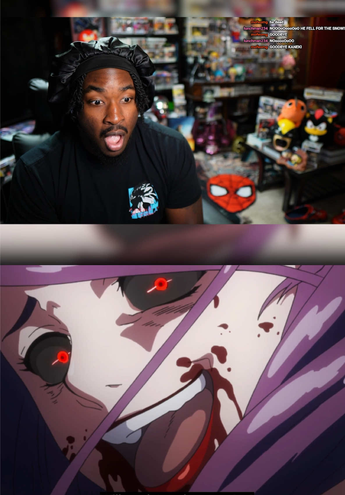 Toyko Ghoul staring off crazy 😭 (YouTube: Dmolition) #tokyoghoul #kenkaneki #anime 
