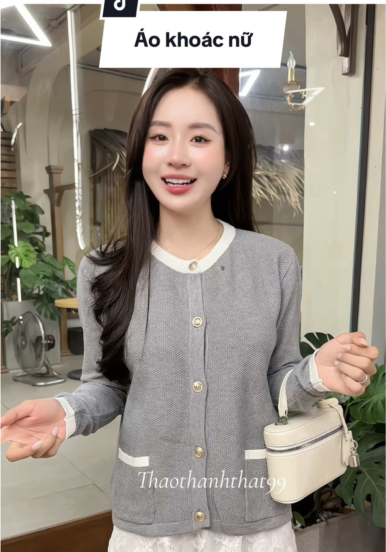 Cardigan len áo khoác nữ #thaothanhthat99 #aokhoac #aonu #aoxinh #aodep 