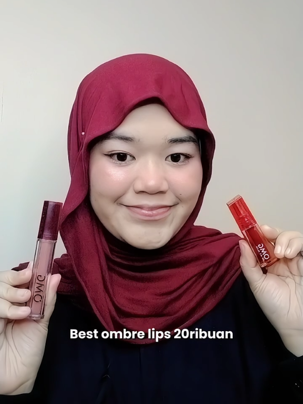 Cuma butuh 2 langkah → hasil bibir se-wow ini 😍 Matte Last + Glassy Tint = Perfect Ombre 💄 @itsomgbeauty #omgbeauty #liptintomg  #liptintviral  #glossyliptint #bmc 