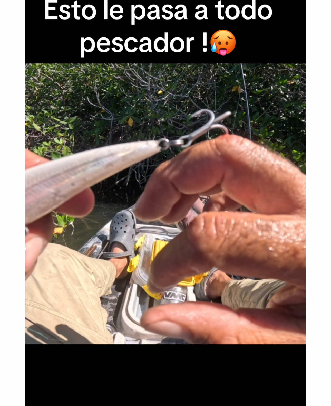 Esto le pasa a todo pescador! #pesca #hook #fail #fish 
