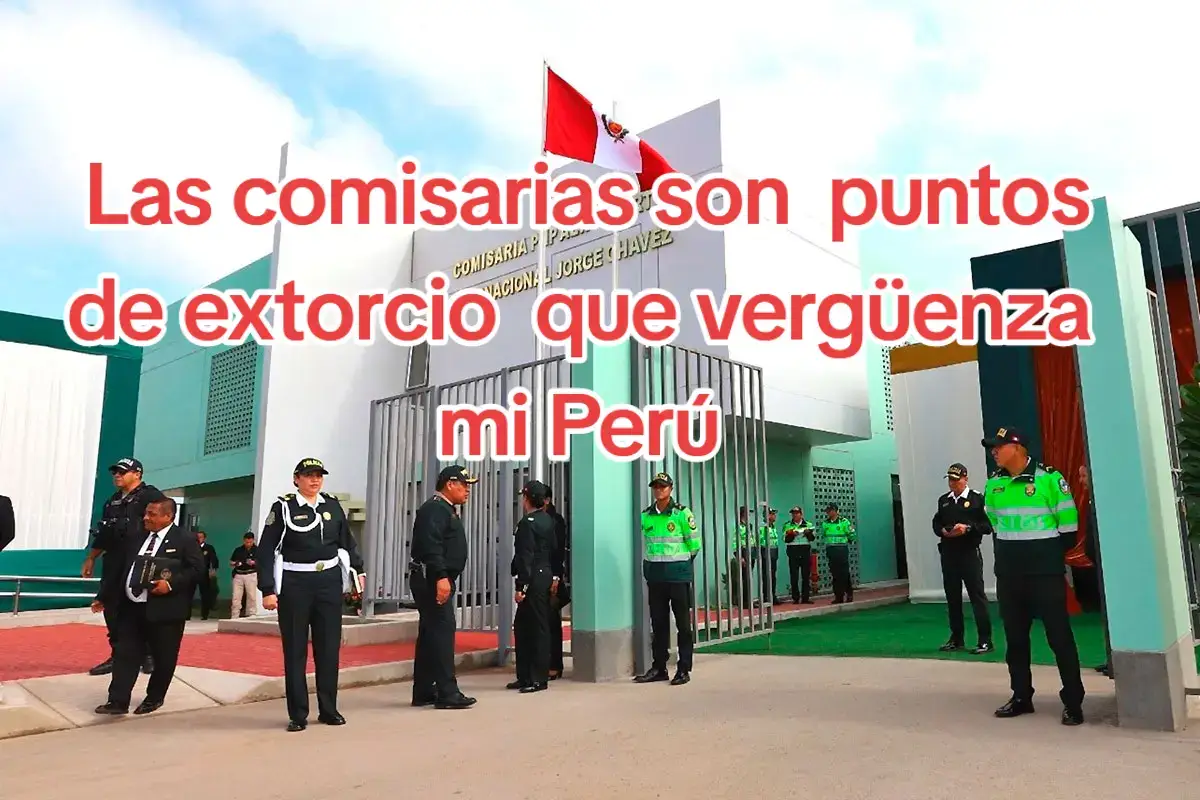 Las comisarias son punto de extorción en el Perú#tiktok 🇵🇪