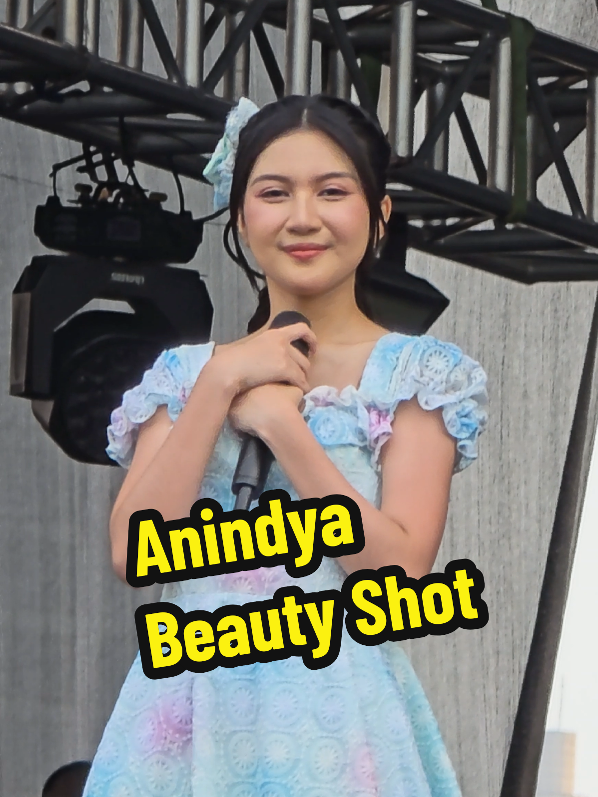Beauty Shot Fancam Anindya Ramadhani @anindyajkt48 @aninimous_ina Synchronize Fest 2025 #JKT48 #fansjkt48 #anindyajkt48 #fyp #Wota 