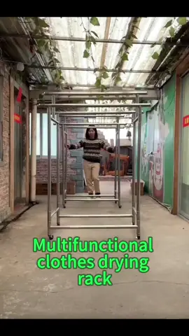 Multi-functional drying rack#tiktok #304 #Folding #Clothes 