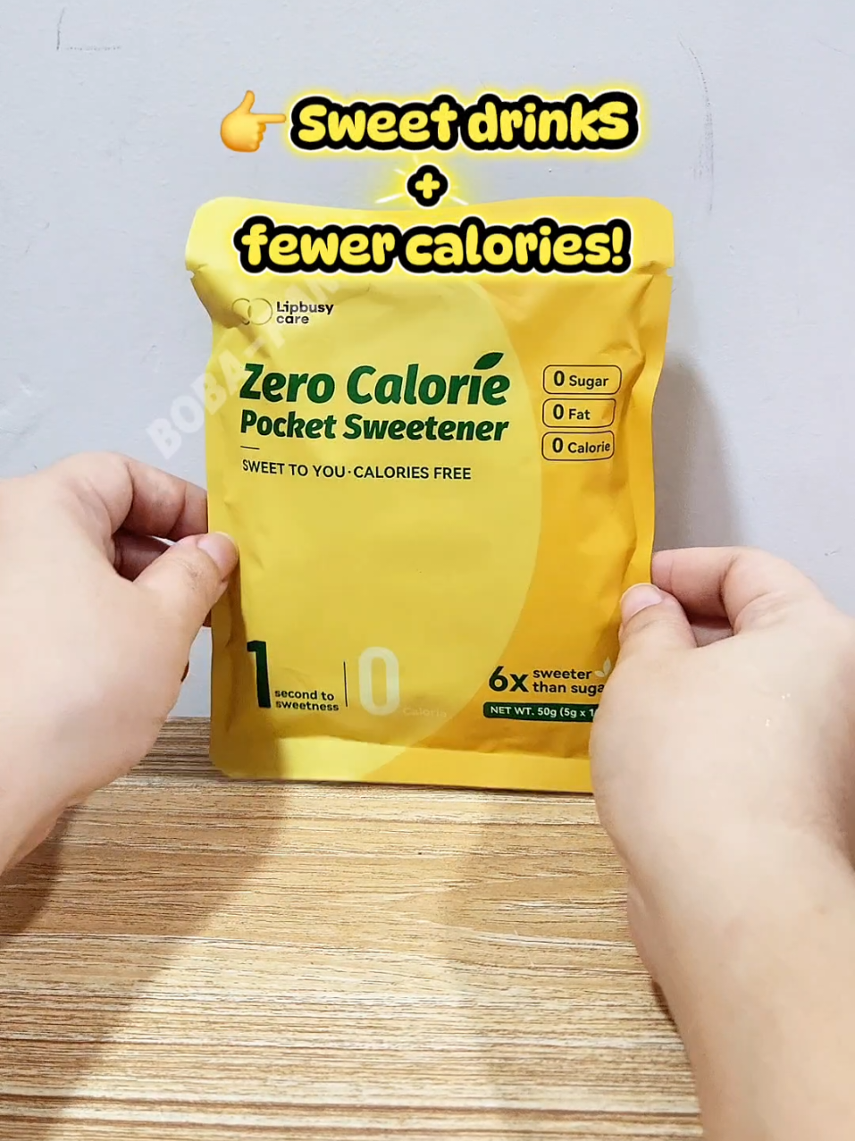 LIPBUSYCARE Zero Calories Pocket Sweetener Low Carb Keto-Friendly  #tiktokshopsgsale #tiktokshop #createtowin #sweetener #keto 