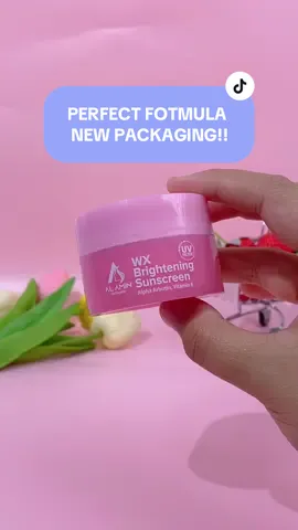 Upgrade alert! 🚨 WX Sunscreen hadir dengan kemasan baru yang lebih praktis dan formula baru yang makin bikin kulit terlindungi & glowing tanpa greasy! #alamunskincare #newproduct #newformula #newpackaging 