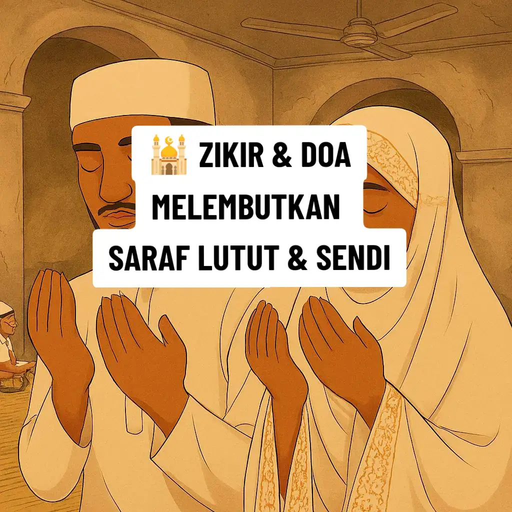Zikir memang boleh bantu melegakan ketegangan saraf pada lutut dan sendi secara semula jadi.  Amalan zikir bukan sekadar spiritual, malah memberi kesan positif kepada sistem saraf muskuloskeletal (tulang, otot dan sendi). ✨ Bila diamalkan dengan kesedaran dan pernafasan yang perlahan, ia bantu:  • Redakan ketegangan pada lutut  • Kurangkan radang saraf sendi  • Stabilkan tekanan darah & degupan jantung  • Tenangkan gelombang otak (alpha & theta) 📿 Cara Amalkan Zikir Untuk Sakit Lutut & Saraf Sendi:  1. Tenangkan diri & duduk dengan selesa.  2. Tarik nafas perlahan (melalui hidung), hembus perlahan (melalui mulut).  3. Dalam hati atau dengan suara perlahan, zikir: ✅ ZIKIR YANG DISYORKAN:  1. “Ya Latif” (129x) Membantu melembutkan saraf & otot yang tegang Latif = Maha Lembut – sesuai untuk penyelarasan saraf lutut  2. “Ya Syafi” (41x) Syafi = Maha Penyembuh – bantu percepat pemulihan sakit sendi  3. “Hasbunallah wa ni’mal wakil” Redakan tekanan dalaman, tenangkan emosi & saraf 🧠 KESAN ZIKIR KEPADA TUBUH:  • Aktifkan hormon serotonin & endorfin (hormon gembira)  • Kurangkan rasa ngilu, bisa, dan menyucuk  • Bantu masuk ke fasa ‘self-healing’ semula jadi 📌 DOA TAMBAHAN (DIBACA SELEPAS ZIKIR): “Ya Allah, lembutkan sendi dan saraf tubuhku, hilangkan segala keradangan, dan pulihkan aku dengan rahmat-Mu. Aamiin.” 💬 TIP TAMBAHAN: Boleh amalkan zikir ni sambil minum herba tulang gunung  atau semasa rehat malam sebelum tidur. Gabungan zikir & rawatan fizikal bantu cepatkan kesan. 🟡 Jangan abaikan saraf lutut yang makin lemah. Cuba amalkan zikir ni setiap hari & bantu rawat dengan herba tulang gunung .  👉 Tekan beg kuning untuk dapatkan sekarang. #tiktokviral #foryourpage #fyppppppppppppppppppppppppppppppppppp #fypage #fyp 