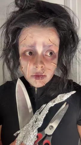 Edward Scissordhands ✂️ I love him.  #edwardscissorhands #halloween #makeup 