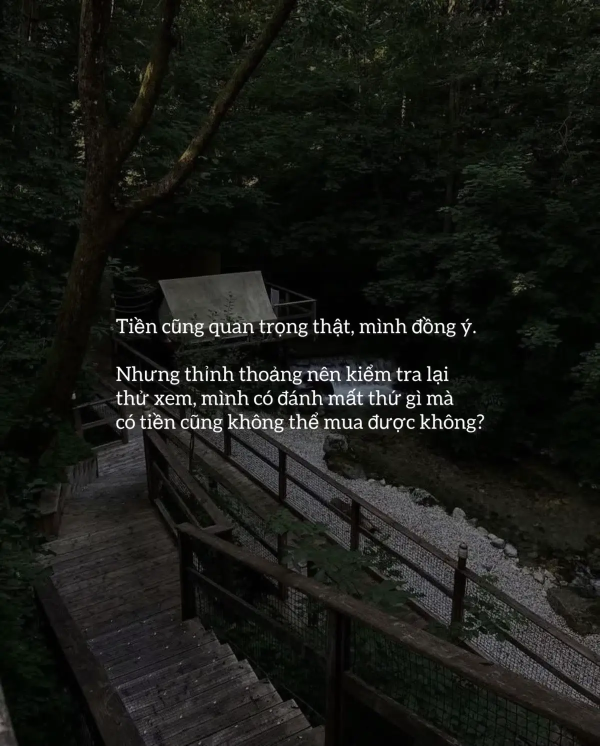 Tiền cũng quan trọng thật, mình đồng ý. Nhưng thỉnh thoảng nên kiểm tra lại thử xem, mình có đánh mất thứ gì mà có tiền cũng không thể mua được không? #sternenhimmel19 #fyp #viral 