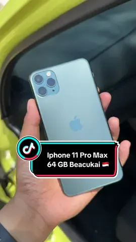 IPhone 11 Pro Max 64 GB Beacukai 🇮🇩🍏 •  Jaringan 4G LTE  •  Batery Healt 95% •  Icloud Siap Login Baru ✅ •  Truetone : AKTIF •  Face ID : AKTIF •  WiFi/Bluetooth : AKTIF •  Kamera Depan : NORMAL •  Kamera Belakang : NORMAL •  Flash (Senter) : AKTIF •  Spiker Atas : NORMAL  •  Spiker Bawah : NORMAL •  Mic Bawah : NORMAL •  Getar (Fibrator) : AKTIF  •  Semua Fungsional Tombol : NORMAL  •  Sensor Telpon (Proxymiti) : AKTIF  COD Area kupang / Layani pengiriman ke luar daerah✈️  *** Terima jual  / beli & tukar tambah iphone second ✅ #van #iphone #second #murah #kupang 