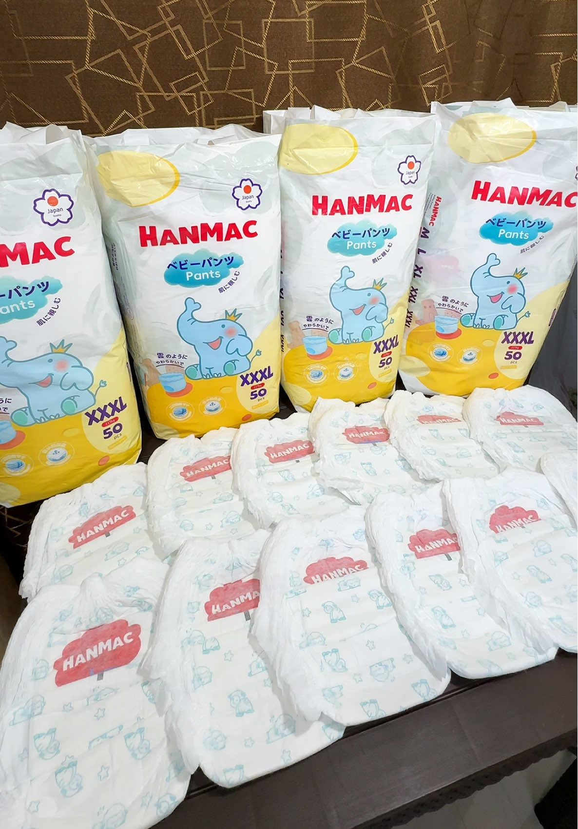 BUY 1 TAKE 1 Quick dry Hanmac Pull up baby diaper pants 100pcs quality, absorbent at affordable pa! #hanmac #hanmacdiaper #diaperpants #babydiaperpants #hanmacdiaperpants 