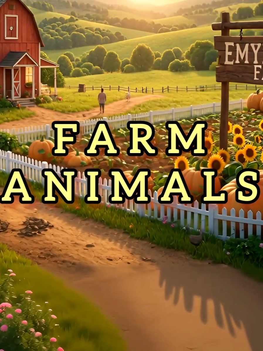 LEARN ANIMALS THAT CAN BE SEEN IN A FARM!!! Welcome to the Happy Farm! 🐑🐴🐰 Let’s meet all the friendly farm animals — cows, pigs, chickens, sheep, horses, and more! 🐾 A fun and easy way for kids to learn animal names and sounds while singing along. 🎵🌾 Perfect for little learners who love animals and music! 🎶✨ #nurseryrhyme #kidssong #farmanimals #kidslearning #educational 