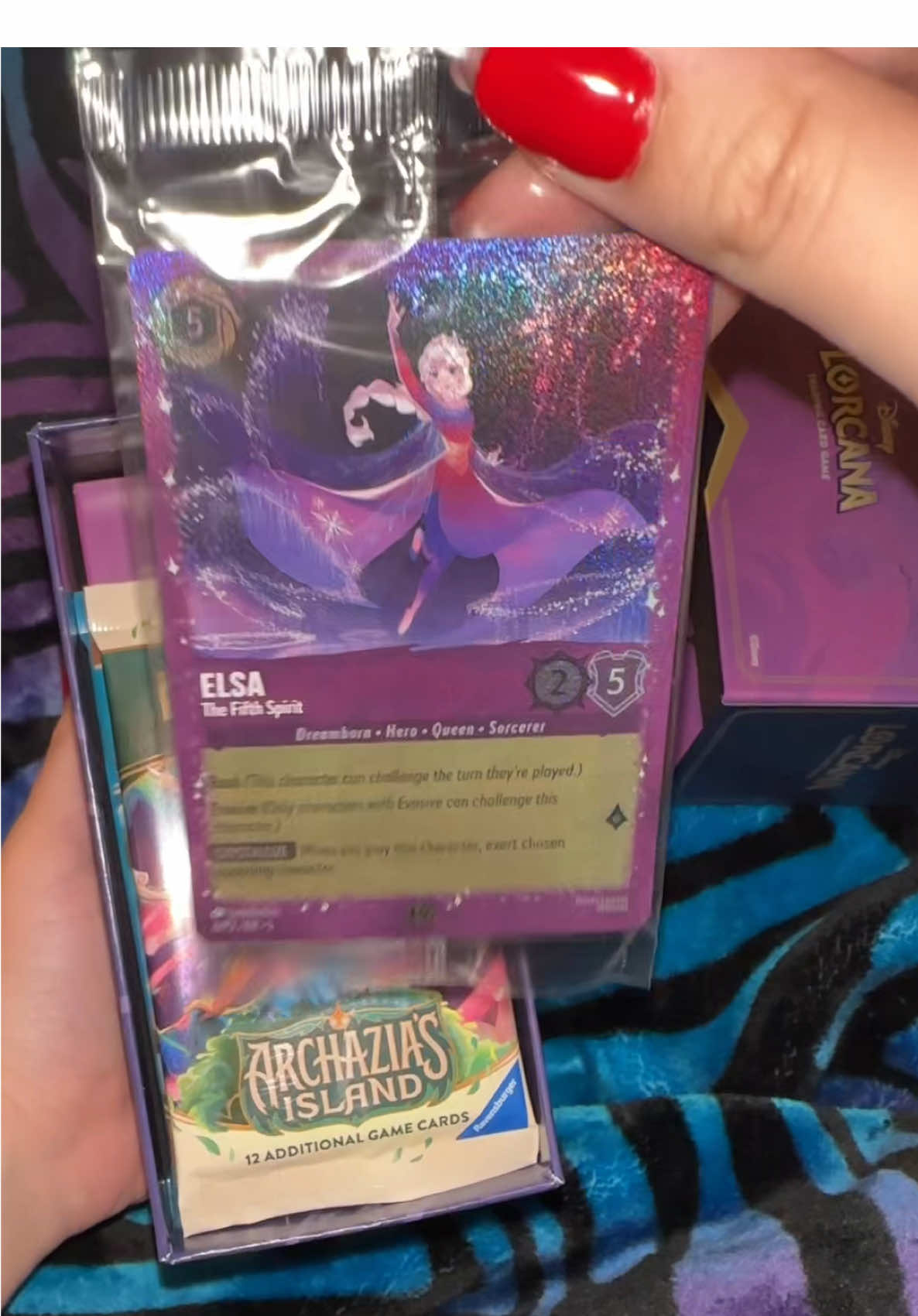 Elsa gift box! #lorcana #disney #tcg #disneylorcana #tcgplayer 